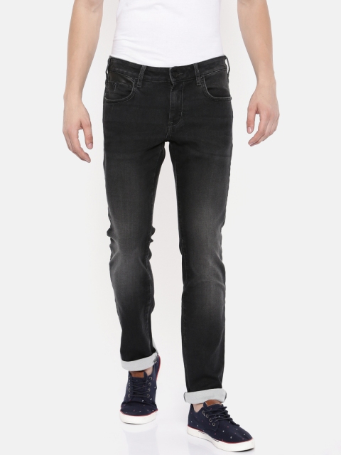 

Wrangler Men Black Skanders Slim Fit Low-Rise Clean Look Stretchable Jeans