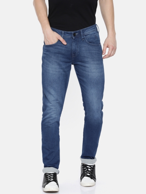 

Wrangler Men Blue Skinny Fit Low-Rise Clean Look Stretchable Jeans