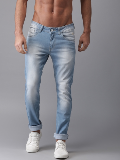 

Flying Machine Men Blue Skinny Jackson Fit Mid-Rise Clean Look Stretchable Jeans