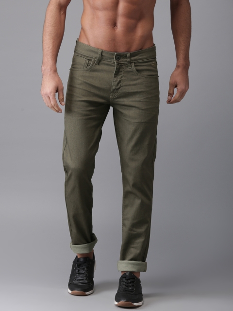 

Flying Machine Men Brown Slim Tapered Fit Low-Rise Clean Look Stretchable Jeans