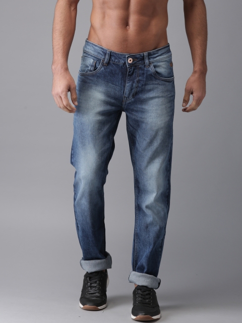 

Flying Machine Men Blue Slim Tapered Fit Low-Rise Clean Look Stretchable Jeans