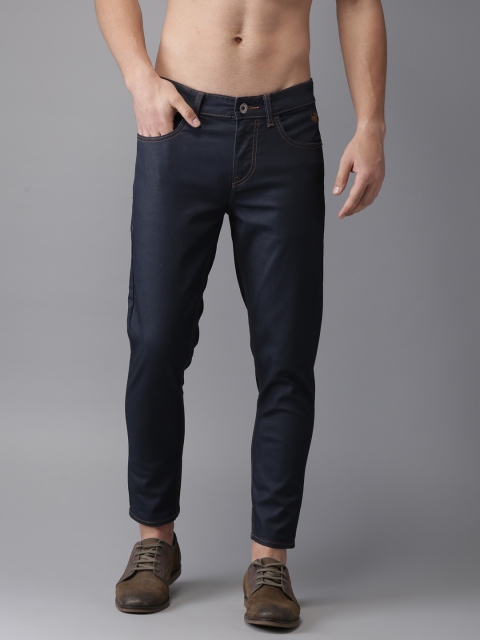 

Flying Machine Men Blue Tapered Fit Mid-Rise Clean Look Stretchable Jeans