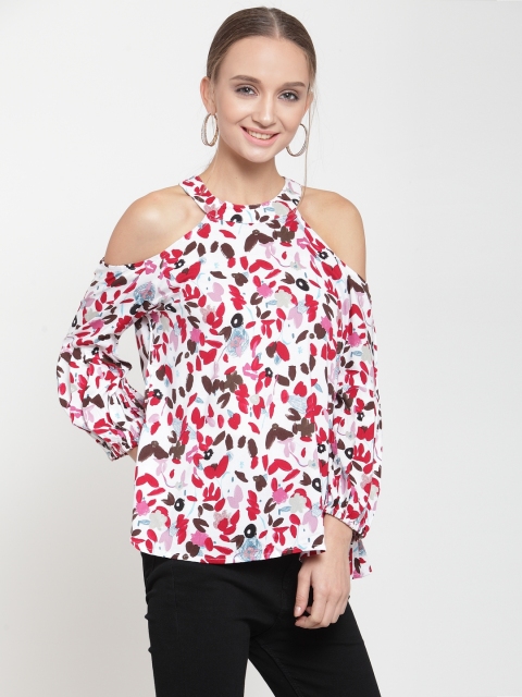 

Latin Quarters Women White Printed Top