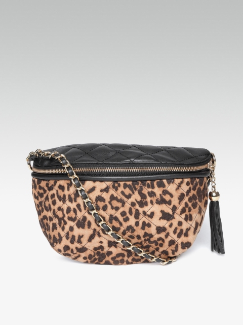 

DOROTHY PERKINS Brown & Black Printed Sling Bag