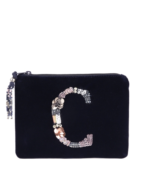 

Accessorize Navy Blue Embellished Purse