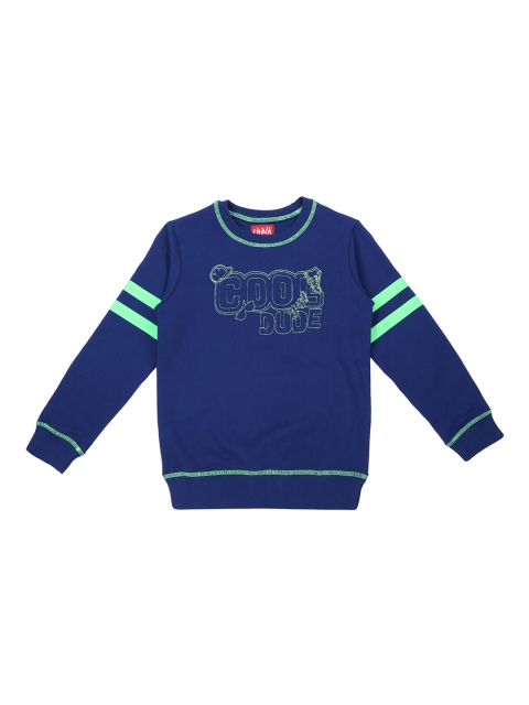 

CHALK by Pantaloons Boys Blue Printed Sweatshirt
