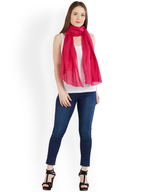 

Vozaf Women Pink Woollen Shawl