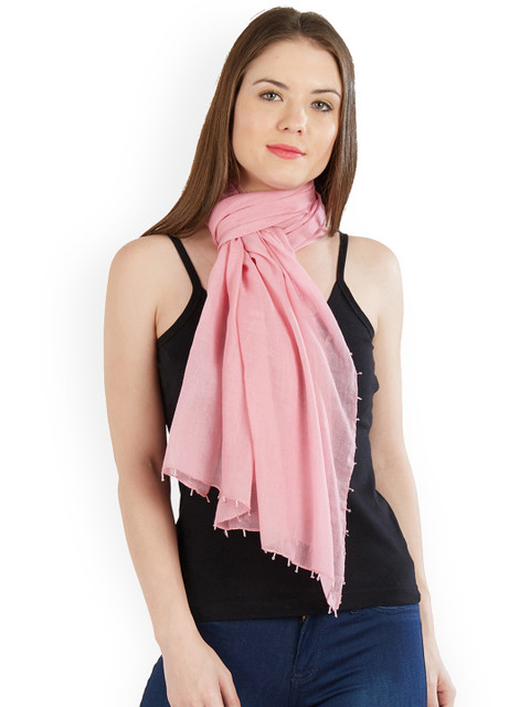 

Vozaf Women Pink Woollen Shawl