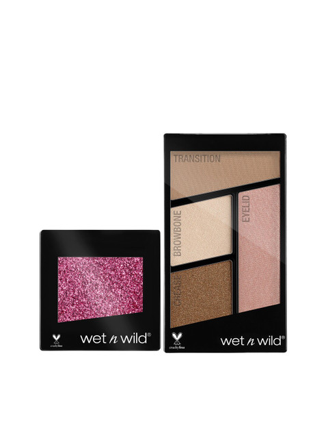 

Wet n Wild Sustainable Set of 2 Walking On Eggshells E3408 & Groupie E353C Eyeshadows, Brown