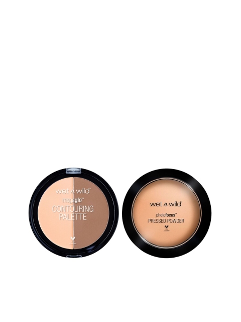 

Wet n Wild Sustainable Photo Focus Warm Beige Pressed Powder & Contouring Palette Makeup Kit