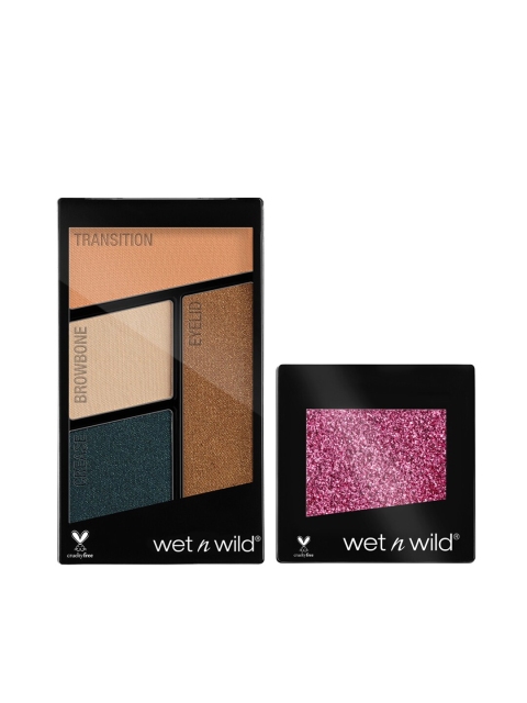 

Wet n Wild Sustainable Groupie E353C Single Eyeshadow with Hooked On Vinyl E343B Eyeshadow, Beige