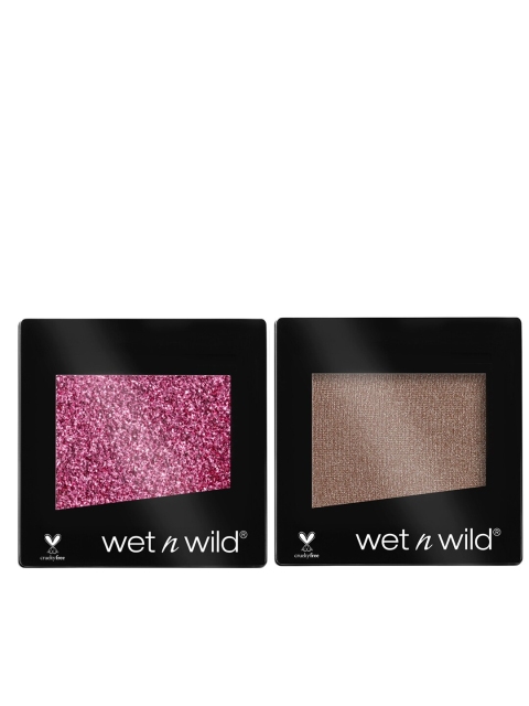 

Wet n Wild Sustainable Nutty E343A Eyeshadow With Groupie E353C Glitter Eyeshadow, Brown