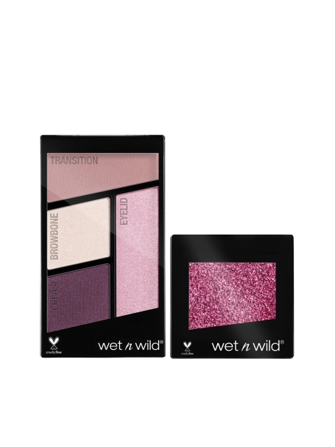 

Wet n Wild Sustainable Groupie Glitter Single E353C & Quad E344B Eyeshadows, Multi