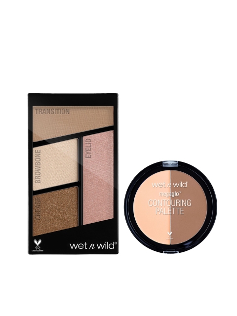 

Wet n Wild Sustainable Color Icon Eyeshadow E340B & Contouring Palette Concealer E7491, Beige