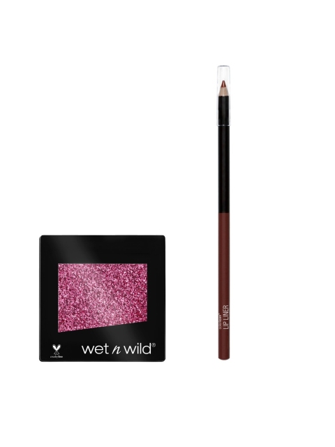 

Wet n Wild Sustainable Color Icon Single Eyeshadow E353C & Brandy Wine Lip Liner Pencil E666 Kit, Brown