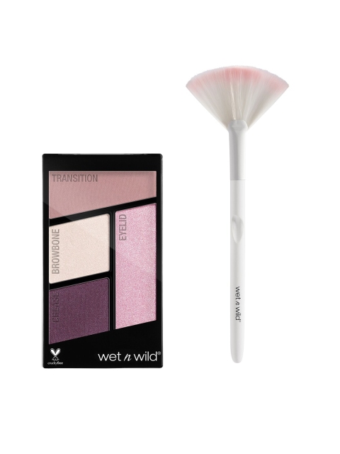 

Wet n Wild Sustainable Petalette Color Icon Quad Eyeshadow & Fan Brush, Multi