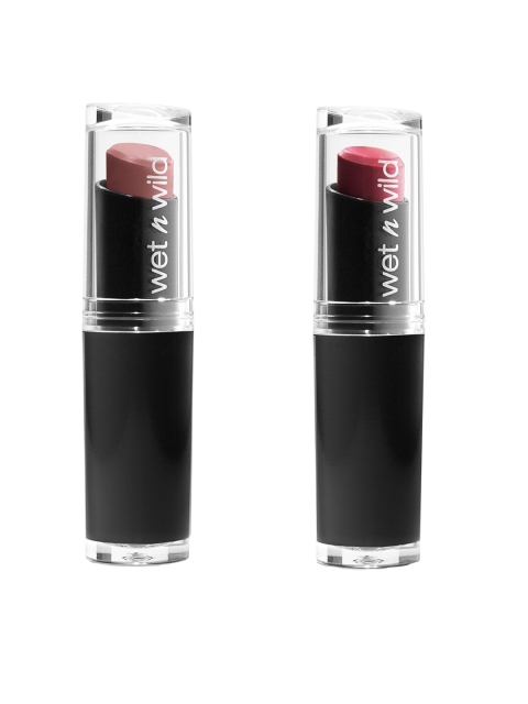 

Wet n Wild Sustainable Bare It All MegaLast Lip Color E902C & Wine Room MegaLast Lip Color E913C, Nude