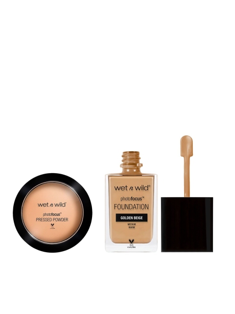 

Wet n Wild Sustainable Photo Focus Warm Beige Powder E824E & Golden Beige Photo Focus Foundation E368C