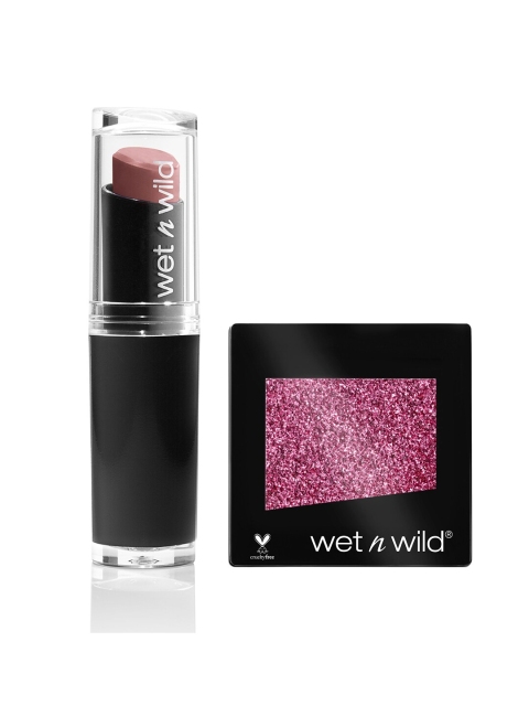 

Wet n Wild Sustainable Set of Eyeshadow & Lipstick, Pink