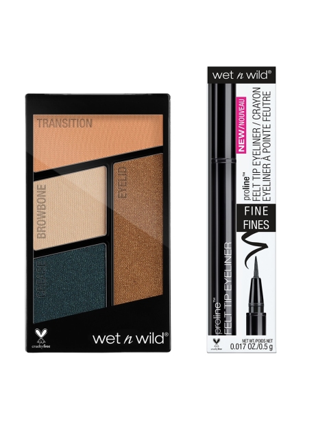 

Wet n Wild Sustainable Set of Eyeliner & Eyeshadow, Black