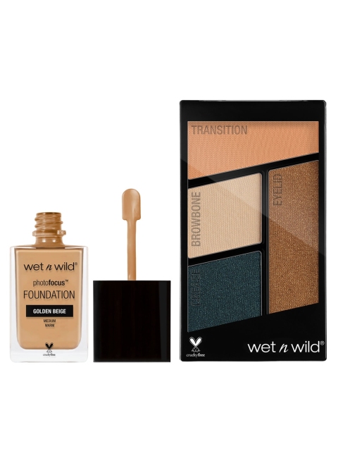 

Wet n Wild Sustainable Eye Set of Eyeshadow & Foundation, Beige
