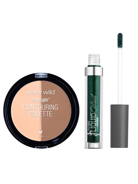 

Wet n Wild Sustainable Mettalic Eyeshadow & Contouring Palette, Green