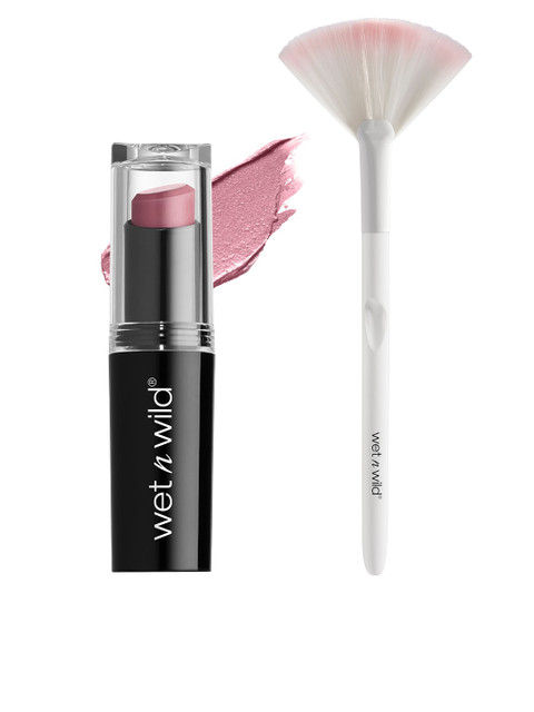 

Wet n Wild Sustainable Makeup Brush & Matter MegaLast Lip Color, White