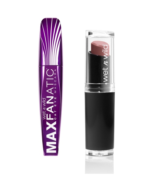 

Wet n Wild Sustainable Mascara E1401 & MegaLast Lip Color E902C Makeup Kit, Black
