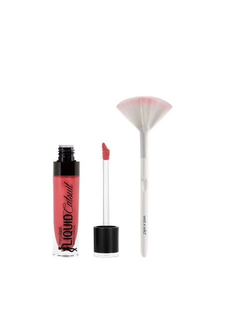 

Wet n Wild Sustainable Set of Liquid Lipstick & Fan Brush, Pink