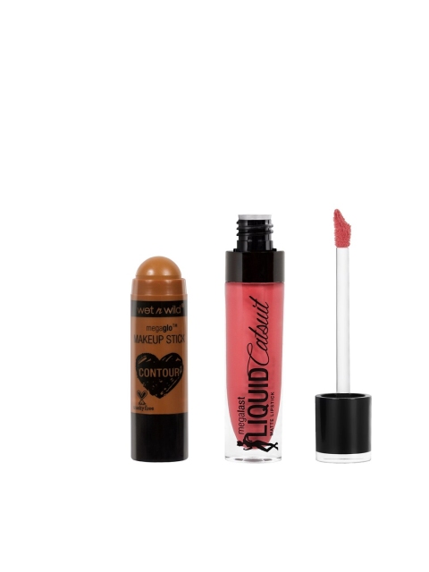 

Wet n Wild SustainableSet of Stick Concealer & Lipstick, Pink