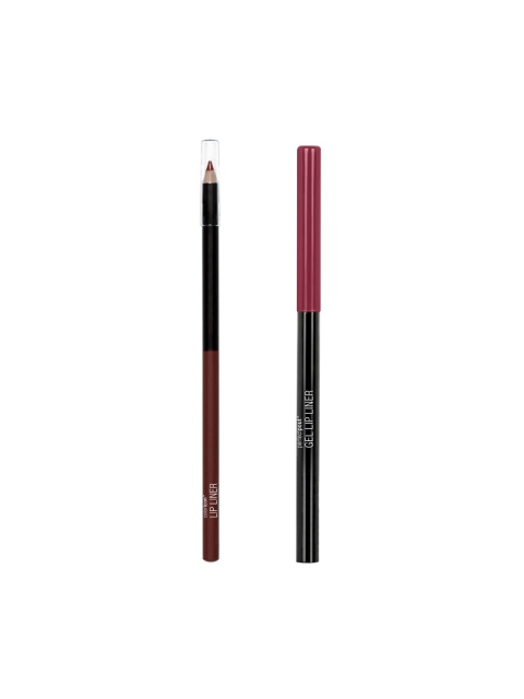 

Wet n Wild Set of Brandy Wine Lip Liner & The Juice Perfect Pout Gel Lip Liner, Purple