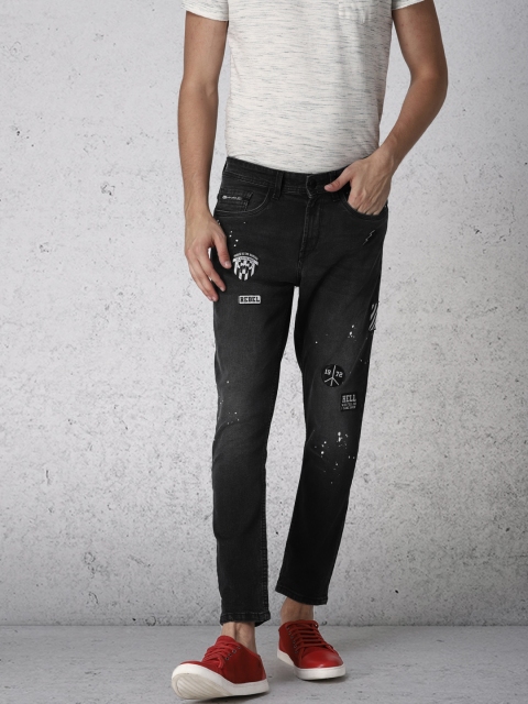 

Ecko Unltd Men Black Slim Tapered Fit Mid-Rise Clean Look Stretchable Jeans
