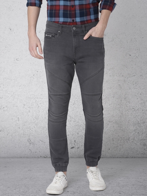 

Ecko Unltd Men Grey Mid-Rise Clean Look Stretchable Jogger Jeans