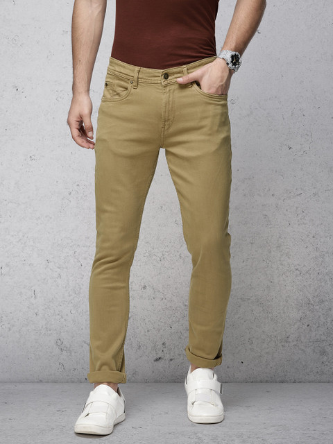 

Ecko Unltd Men Khaki Super Slim Fit Mid-Rise Clean Look Stretchable Jeans