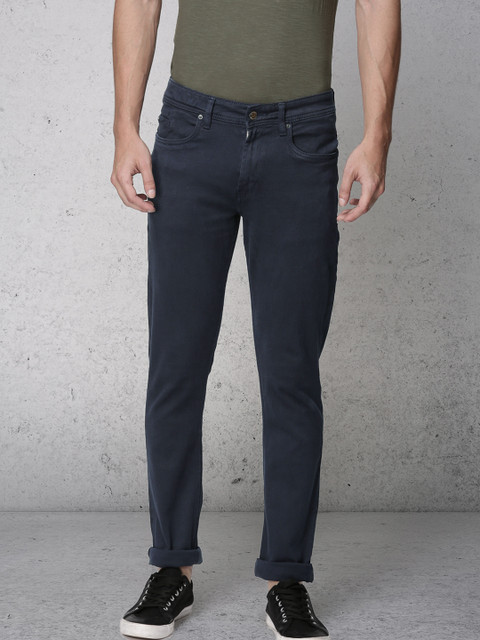 

Ecko Unltd Men Navy Blue Slim Fit Mid-Rise Clean Look Stretchable Jeans