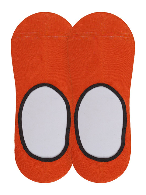 

Soxytoes Men Orange Solid Shoe Liners