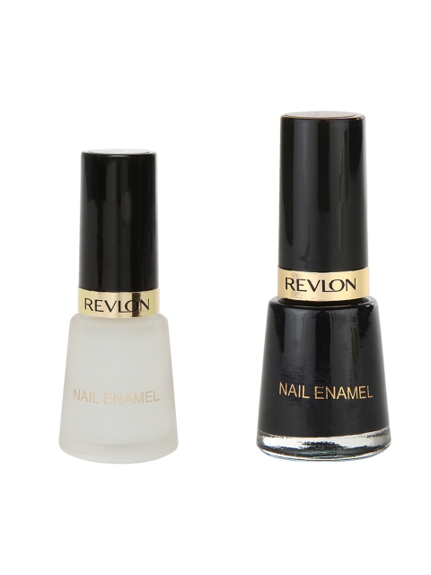 

Revlon Set Of 2 Nail Enamel, Black