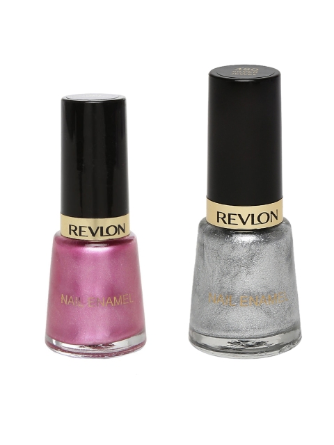 

Revlon Set Of 2 Nail Enamel, Silver