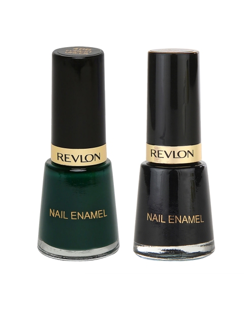 

Revlon Set of 2 Nail Enamels, Black