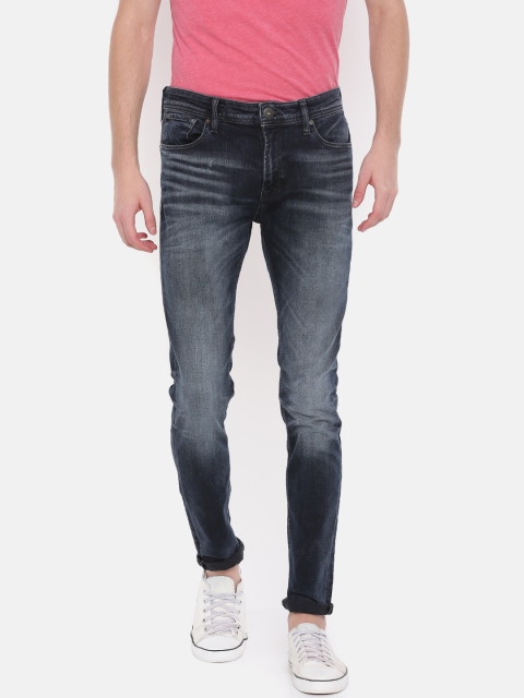 

Jack & Jones Men Blue Skinny Fit Low-Rise Clean Look Stretchable Jeans