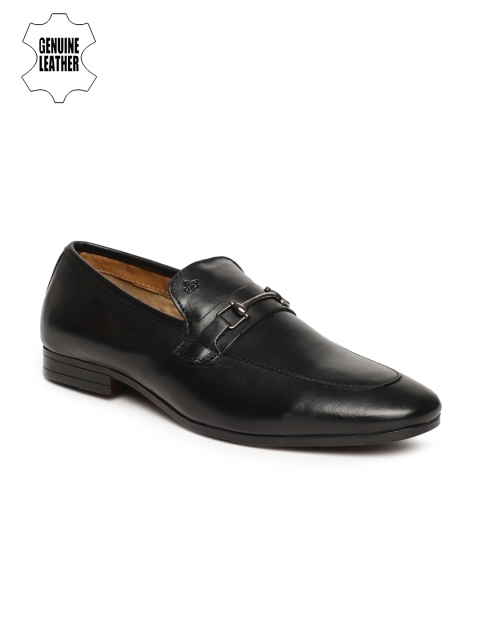 

Arrow Men Micah Black Leather Slip-Ons