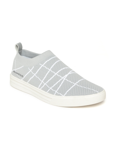 

Aeropostale Men Grey Slip-On Sneakers