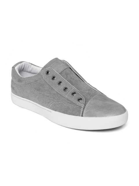 

Aeropostale Men Grey Solid Sneakers