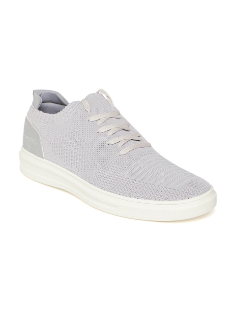 

Aeropostale Men Grey Woven Design Sneakers