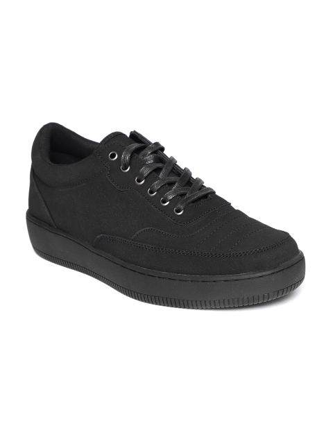 

Aeropostale Men Black Solid Sneakers
