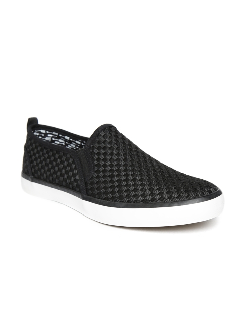 

Aeropostale Men Black Slip-On Sneakers
