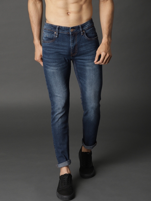 

Roadster Men Blue Skinny Fit Mid-Rise Clean Look Stretchable Jeans