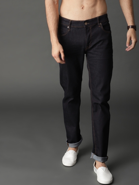 

Roadster Men Navy Blue Skinny Fit Mid-Rise Clean Look Stretchable Jeans