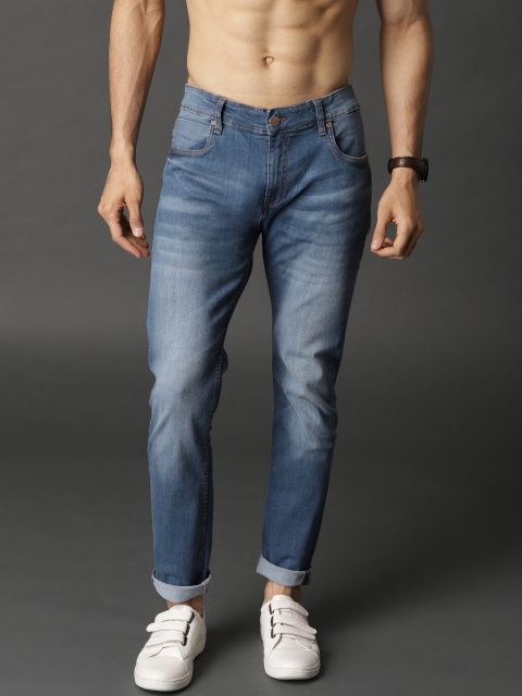 

Roadster Men Blue Slim Tapered Fit Mid-Rise Clean Look Stretchable Jeans
