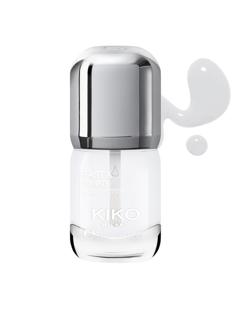 

KIKO MILANO Fast & Shiny Base & Top Coat, Transparent